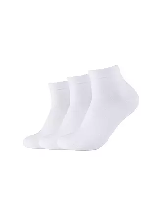 CAMANO | Sneaker Socken 3-er Pkg white | 